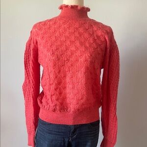 Anthropologie Pink / Coral Sweater - Small